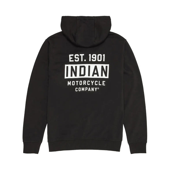 Men's Est 1901 Indian Motorcycle Hoodie, Black