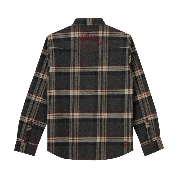 Men's Newark Plaid Shirt, Gray