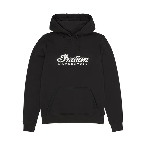 Men's Essential Script Logo Hoodie, Black