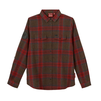 Women's Nashville Plaid Shirt, Red