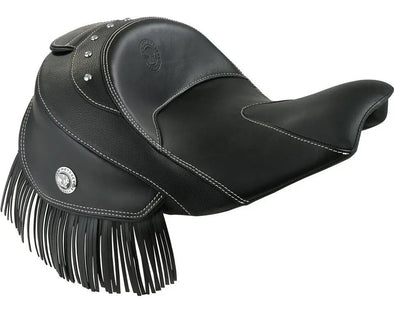 Genuine Leather Reduced Reach Heated Solo Seat, Black