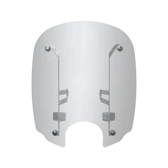 Polycarbonate 19 in. Quick Release Windshield, Chrome