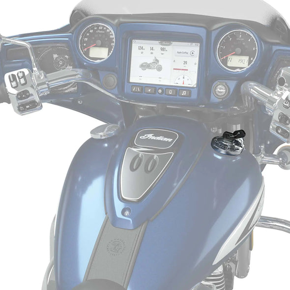 Locking Fuel Cap - Chrome