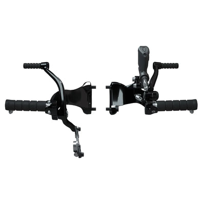 Mid Foot Controls with Pegs, Cruiser Black