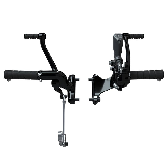 Forward Foot Controls with Pegs - Cruiser Black