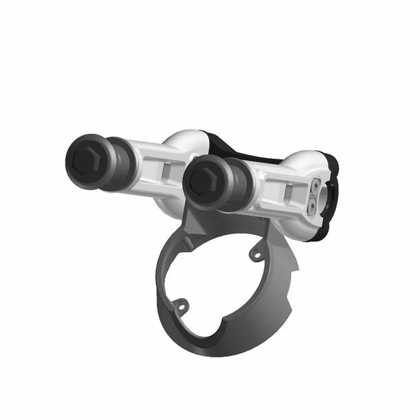 6” Moto Handlebar Risers, Black