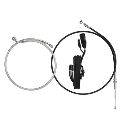 10” Moto Handlebar Risers Install Kit, Black