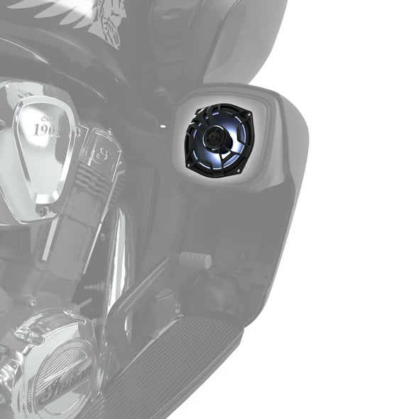 PowerBand Audio Speakers with Bass Boost and UnderGlow, 5-1/4 in.