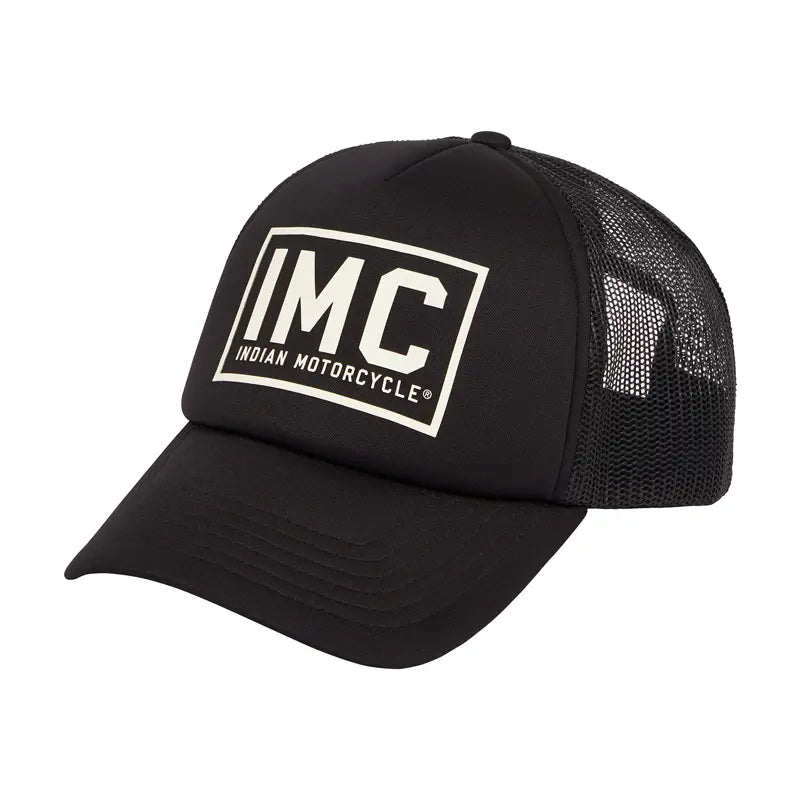 Rectangle IMC Cap Black Indian Motorcycle Australia
