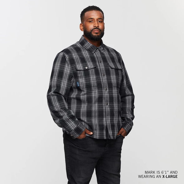 Men's Canyon Plaid Shirt - Black