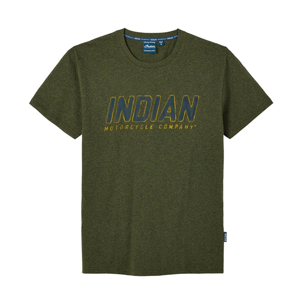 Men's Block Track T-Shirt - Khaki