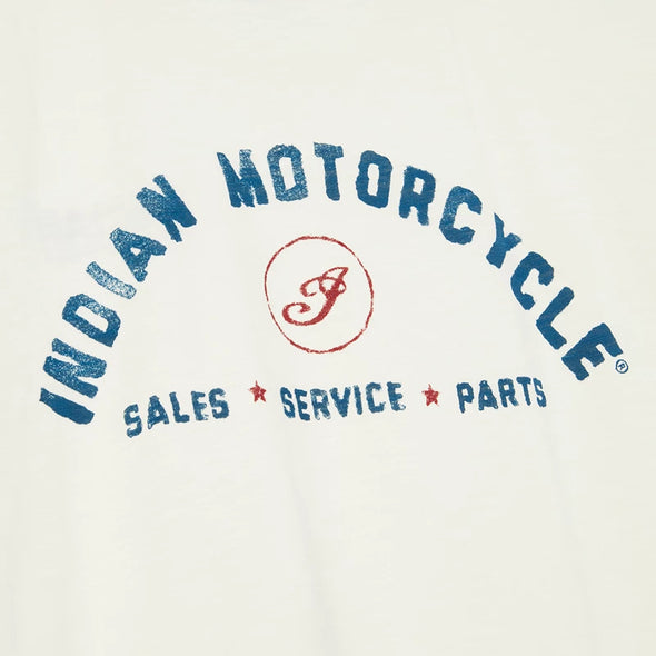 Men's Sales Service Parts I Script T-Shirt - White