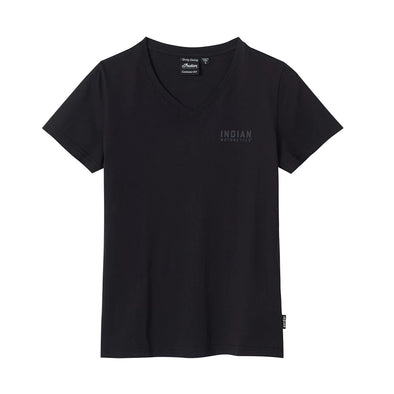 Women's Block Logo Stud T-Shirt - Black