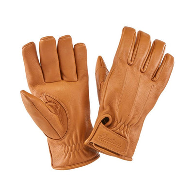 Men's Deerskin Strap Glove -Tan