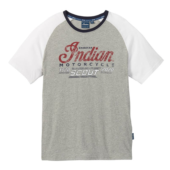 Men's Indian 1920 Scout T-Shirt -Gray Size M ONLY 5 LEFT!