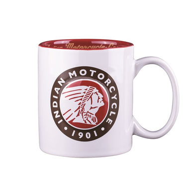 Icon Logo Embossed Mug -White