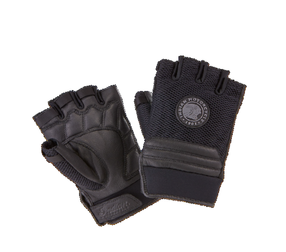 Men's Tobin Fingerless Gloves -Black