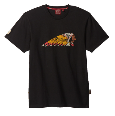 Men's Colour Headdress Tee - Black