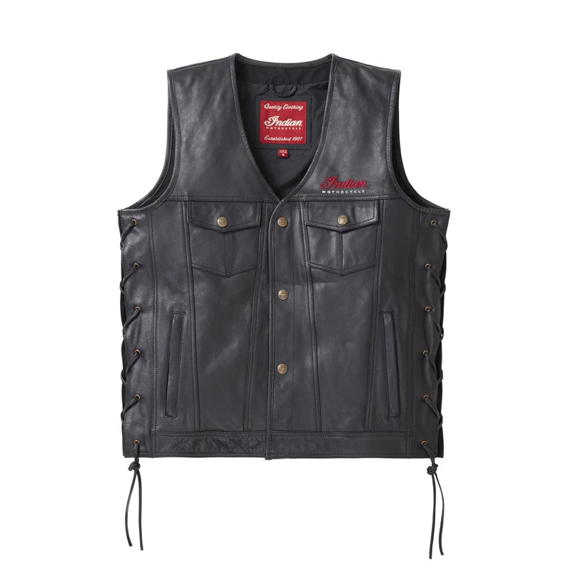 Gray 2025 motorcycle vest