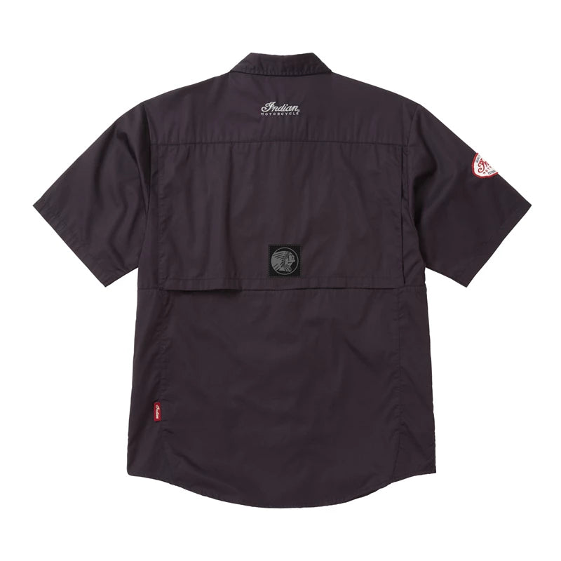 Men's Vented Shirt - Black – Indian Motorcycle Australia