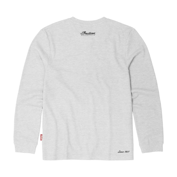 Men's Authenic Waffle Long Sleeve T-Shirt, Grey