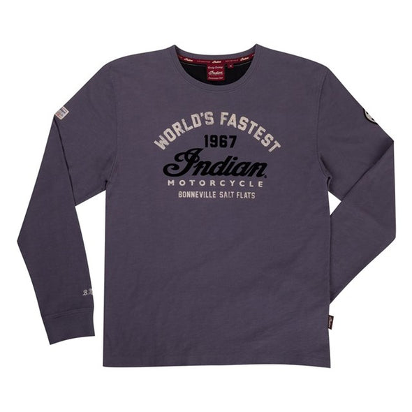 Men's Heritage Long Sleeve Munro Tee -Gray Size S
