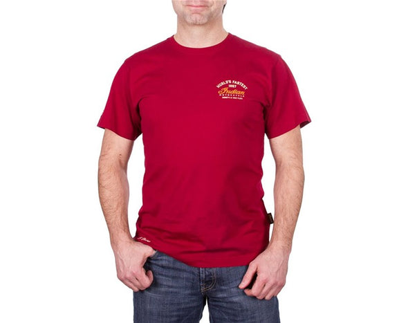Men's Munro Speed Record T-Shirt - Red Size S ONLY 9 LEFT!