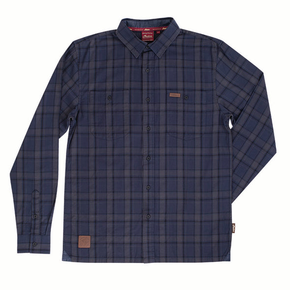 Men's Navy Plaid Shirt by Indian Motorcycle®