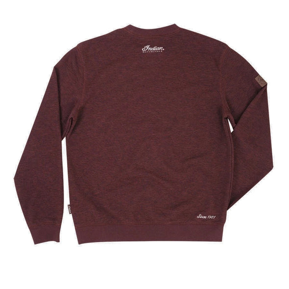Men's Pull-Over Jumper with Block Logo -Port