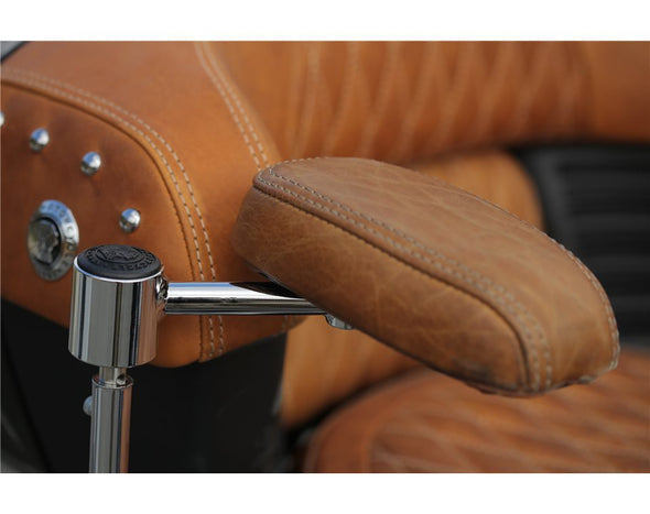 Genuine Leather Passenger Armrest Pads in Desert Tan, Pair