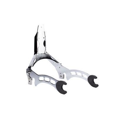 Steel 12 in. Quick Release Passenger Sissy Bar -Chrome