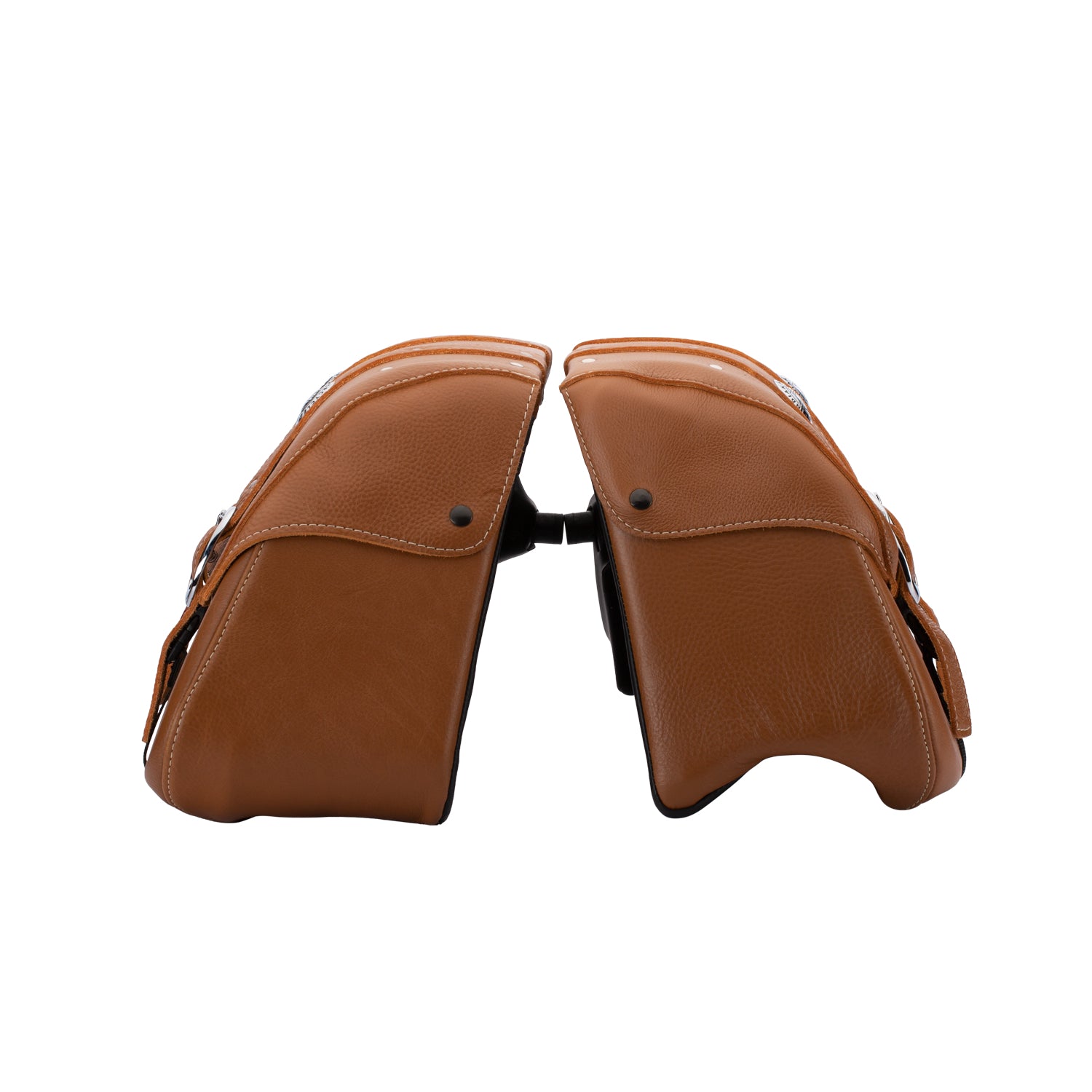 Tan motorcycle saddlebags shop