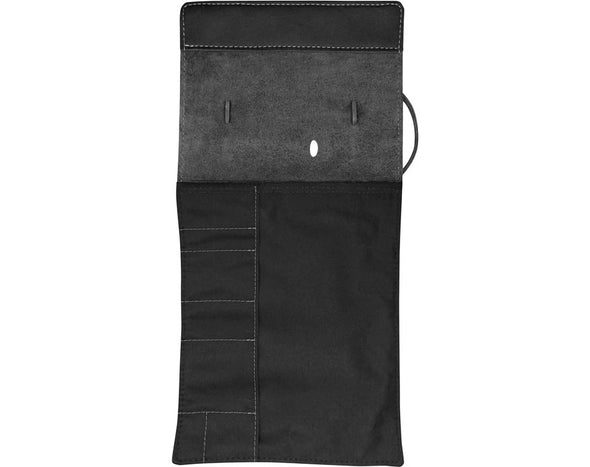 Genuine Leather Fork Bag Tool Roll -Black