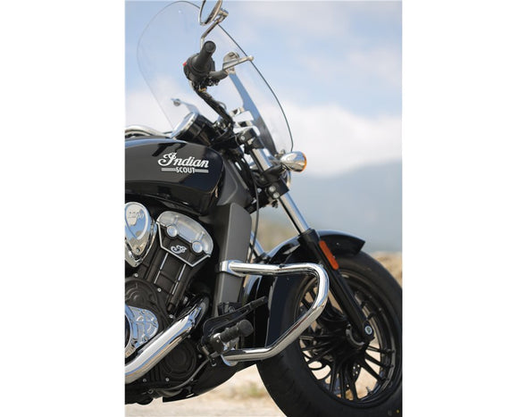 Steel Front Highway Bars, Pair -Chrome