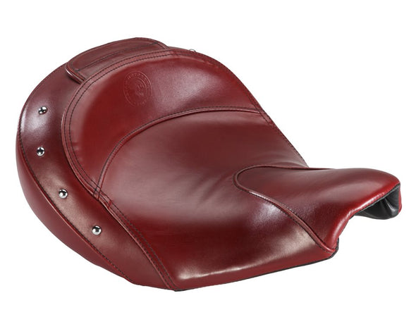 Genuine Leather Rider Seat -Red
