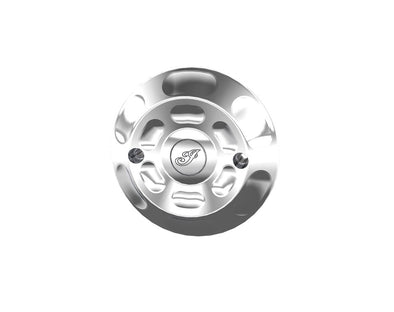 Billet Aluminum Stator Engine Cover -Chrome