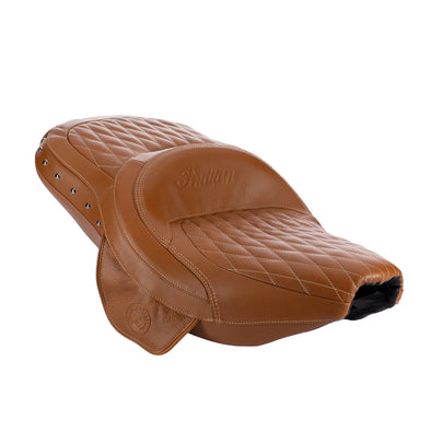 Genuine Leather Extended Reach Heated Seat - Dessert Tan