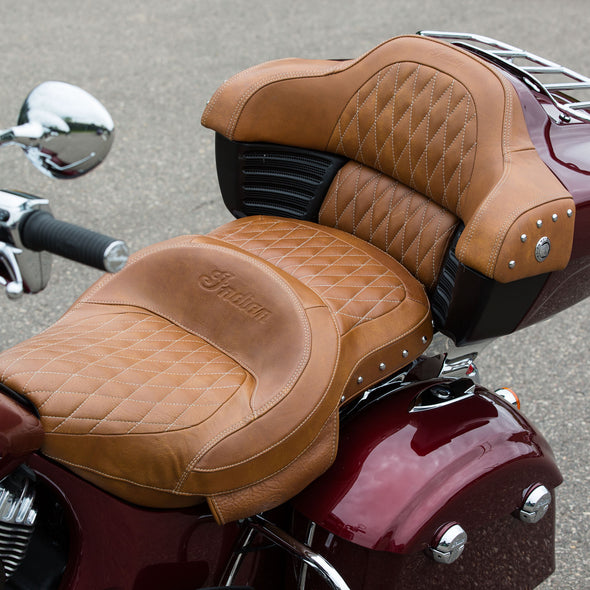 Genuine Leather Extended Reach Heated Seat - Dessert Tan
