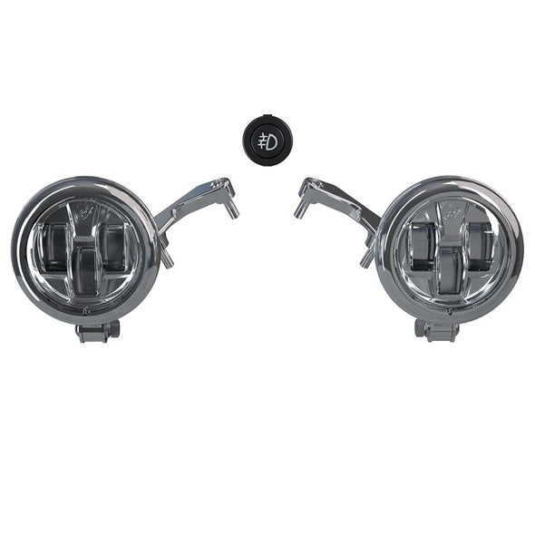 Pathfinder S LED Driving Lights Mount -Chrome (Challenger)