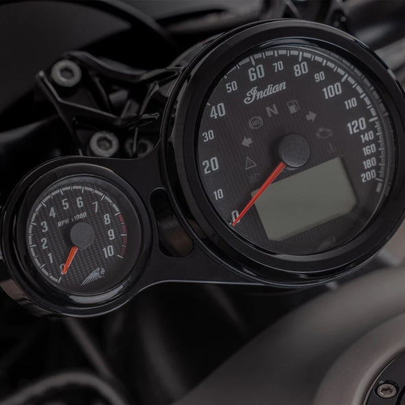 Tachometer with Shift Light - Black