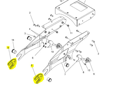 Isolator, Front P/N 5414784